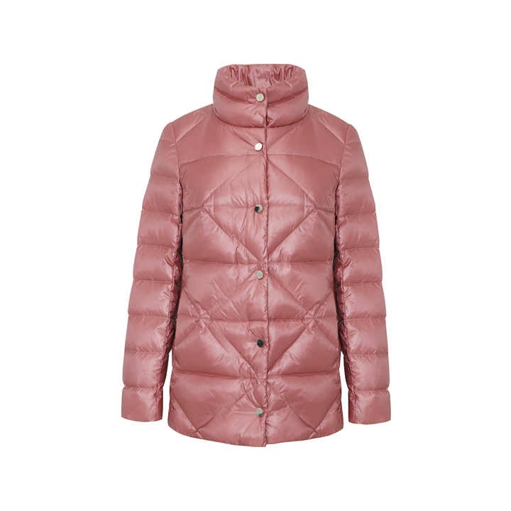 2023 Autumn Winter New Arrival polyamide quilted Puffer Down Jacket Women Waterproof OEM GRS optional